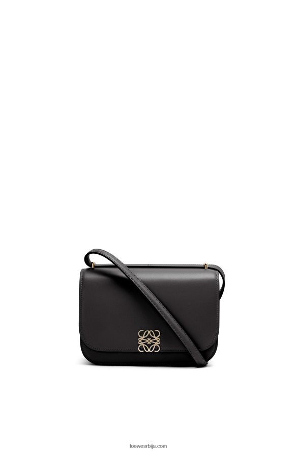 Loewe Жене мала гоја торба од свилене телеће коже црн HJTY269