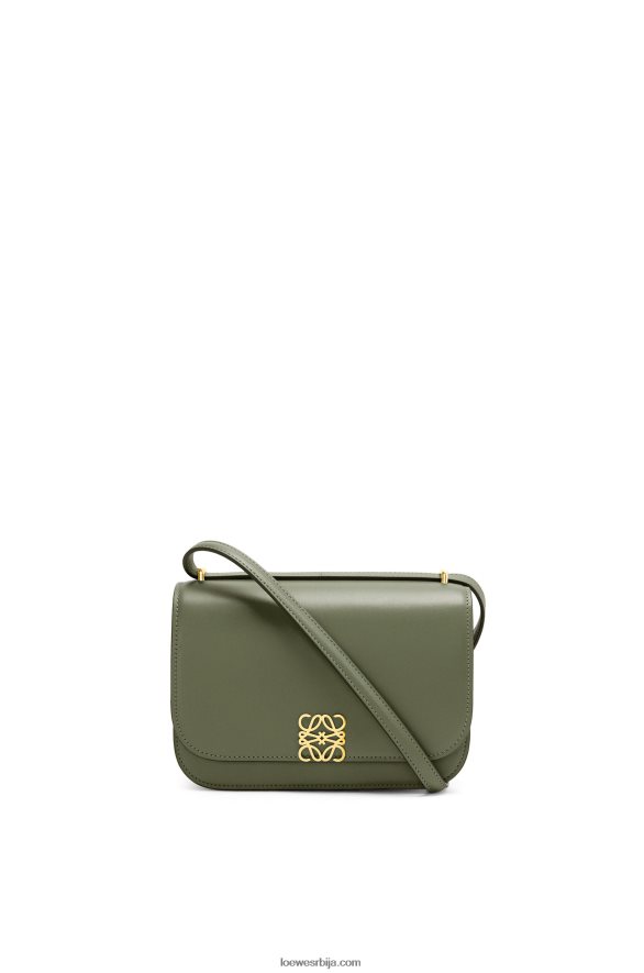Loewe Жене мала гоја торба од свилене телеће коже зелени авокадо HJTY307