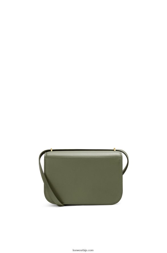 Loewe Жене мала гоја торба од свилене телеће коже зелени авокадо HJTY307
