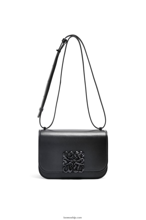Loewe Жене мала гоја торба од свилене телеће коже црн HJTY456