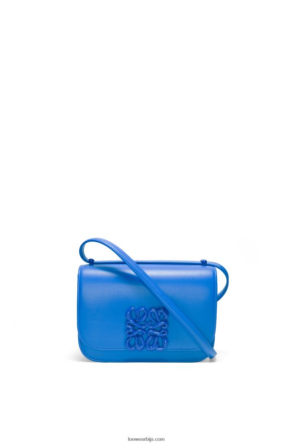 Loewe Жене мала гоја торба од свилене телеће коже сцуба блуе HJTY481