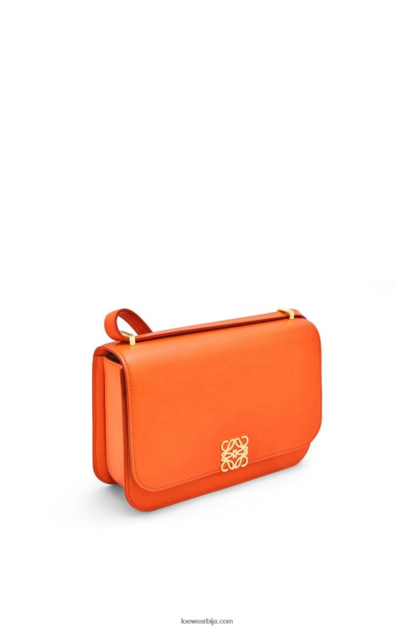Loewe Жене гоја торба од свилене телеће коже наранџаста HJTY494