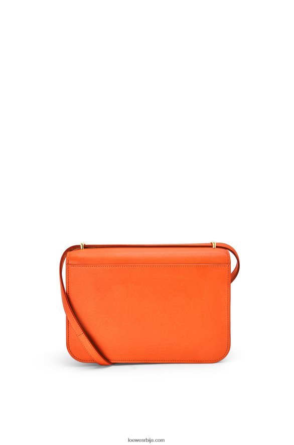 Loewe Жене гоја торба од свилене телеће коже наранџаста HJTY494