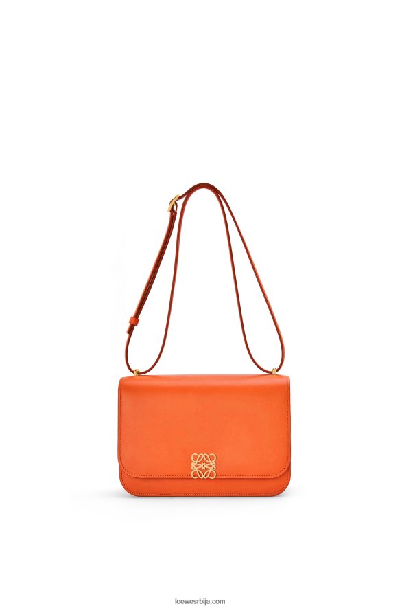 Loewe Жене гоја торба од свилене телеће коже наранџаста HJTY494