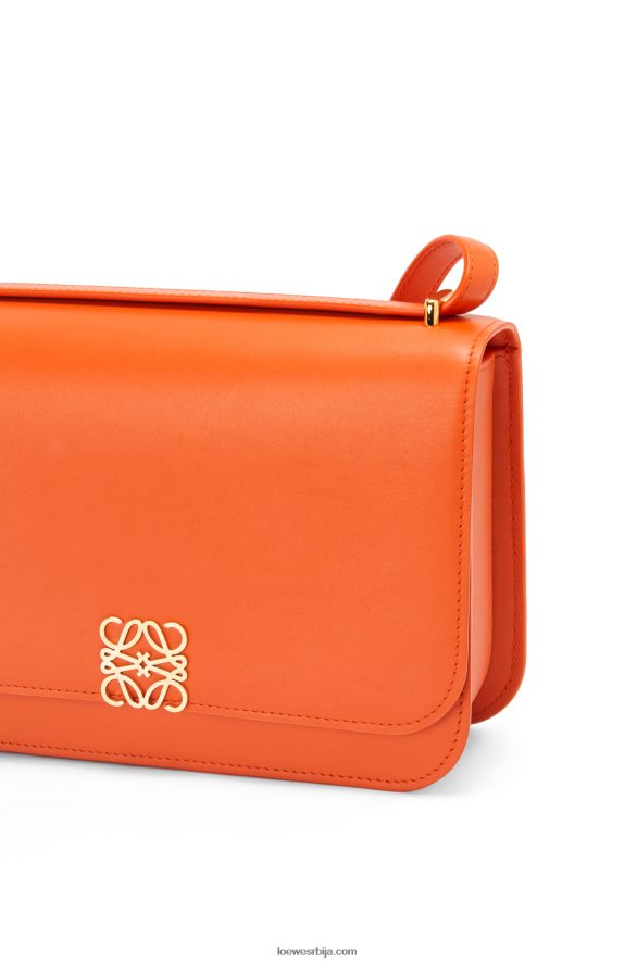 Loewe Жене гоја торба од свилене телеће коже наранџаста HJTY494
