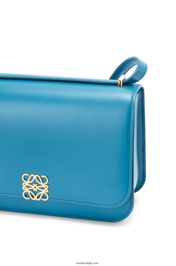 Loewe Жене гоја торба од свилене телеће коже лагуна плава HJTY495