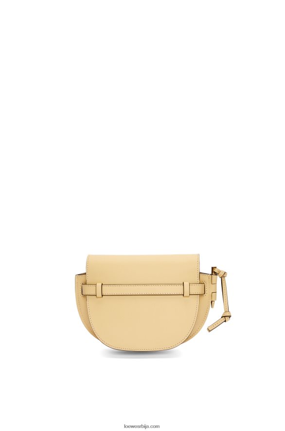 Loewe Жене мини гате дупла торба од меке телеће коже и жакарда маслац HJTY209