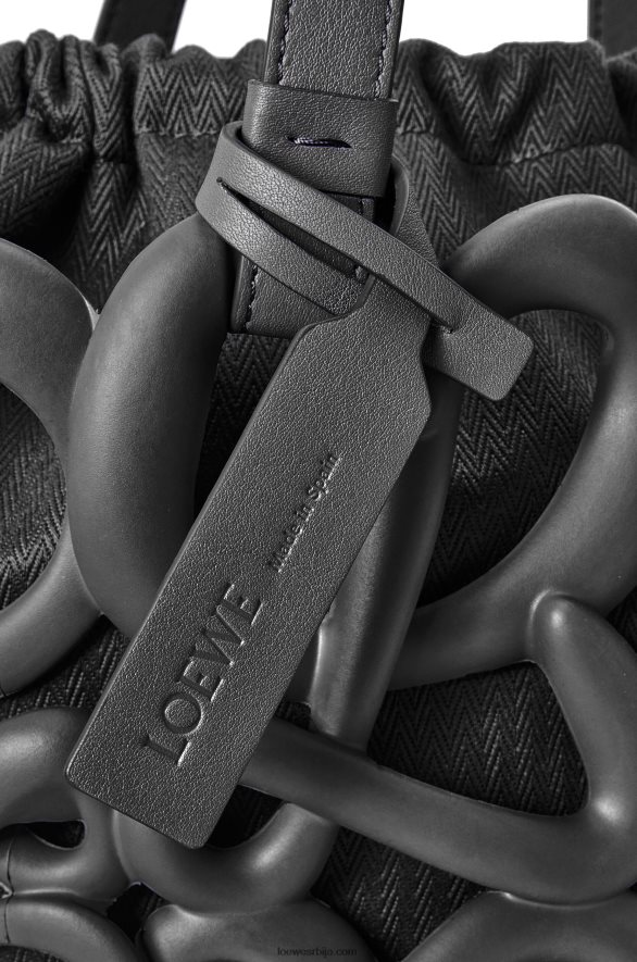 Loewe Жене анаграм надувана корпа од лаке пенасте гуме црн HJTY113