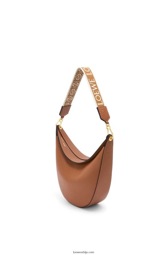 Loewe Жене луна торба од сатенске телеће коже и жакарда пецан HJTY453