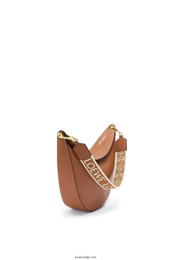Loewe Жене луна торба од сатенске телеће коже и жакарда пецан HJTY453