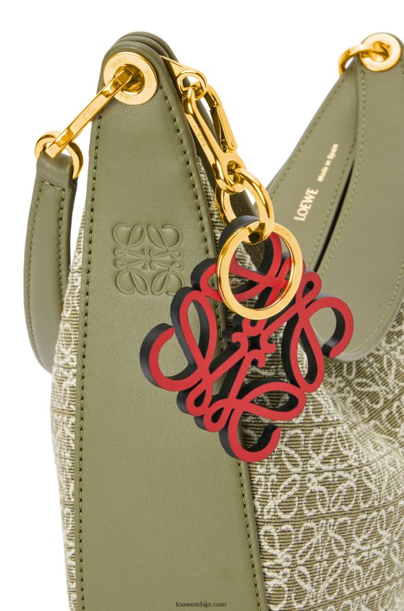 Loewe Жене луна торба од анаграм жакарда и класичне телеће коже зелено/авокадо зелено HJTY510