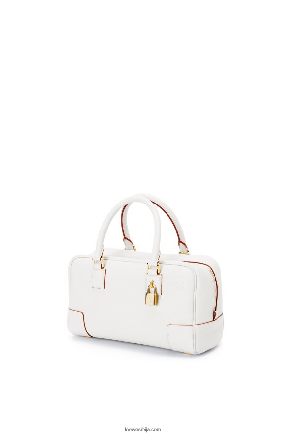 Loewe Жене Амазона 23 торба од мекане телеће коже мека бела HJTY151