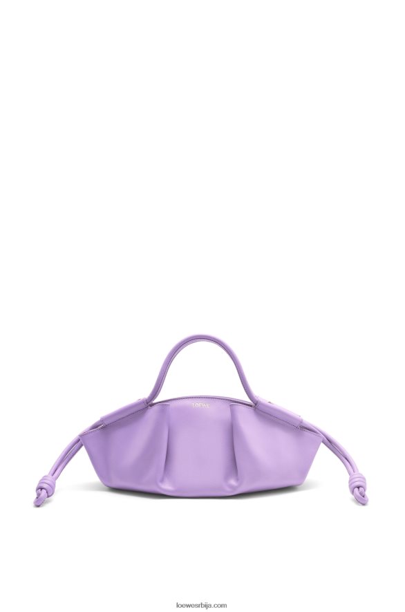 Loewe Жене мала пасео торба од сјајне напа телеће коже светло љубичаста HJTY354
