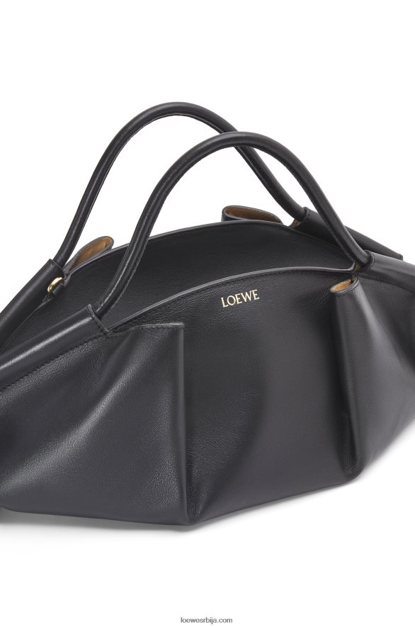 Loewe Жене пасео торба од сјајне напа телеће коже црн HJTY538
