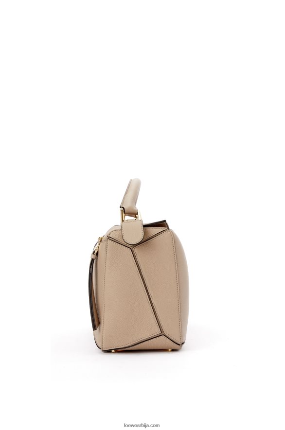 Loewe Жене пуззле торба од мекане телеће коже песак HJTY409