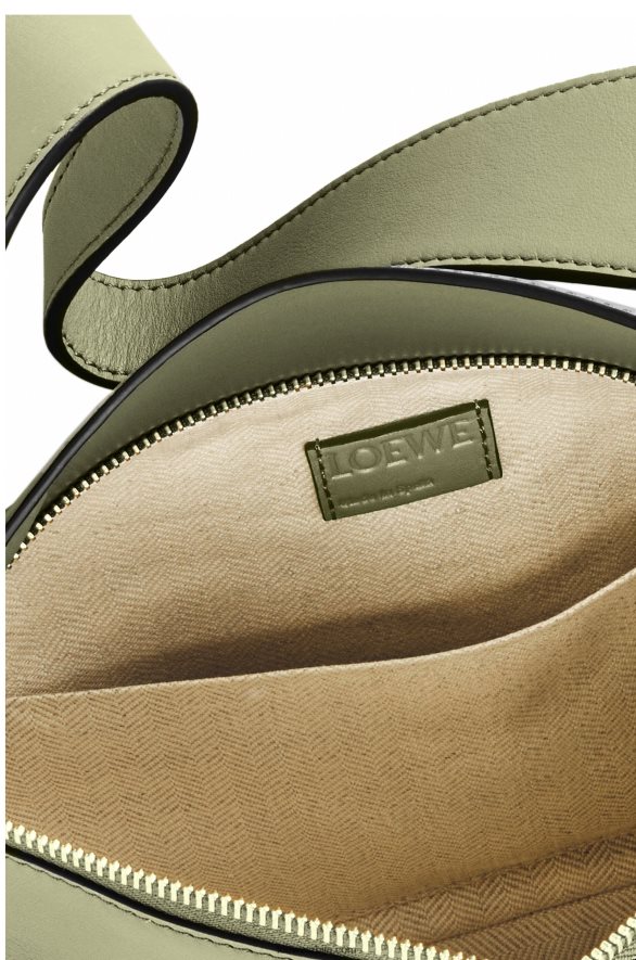 Loewe Жене пуззле хобо торба од напа телеће коже зелени авокадо HJTY471