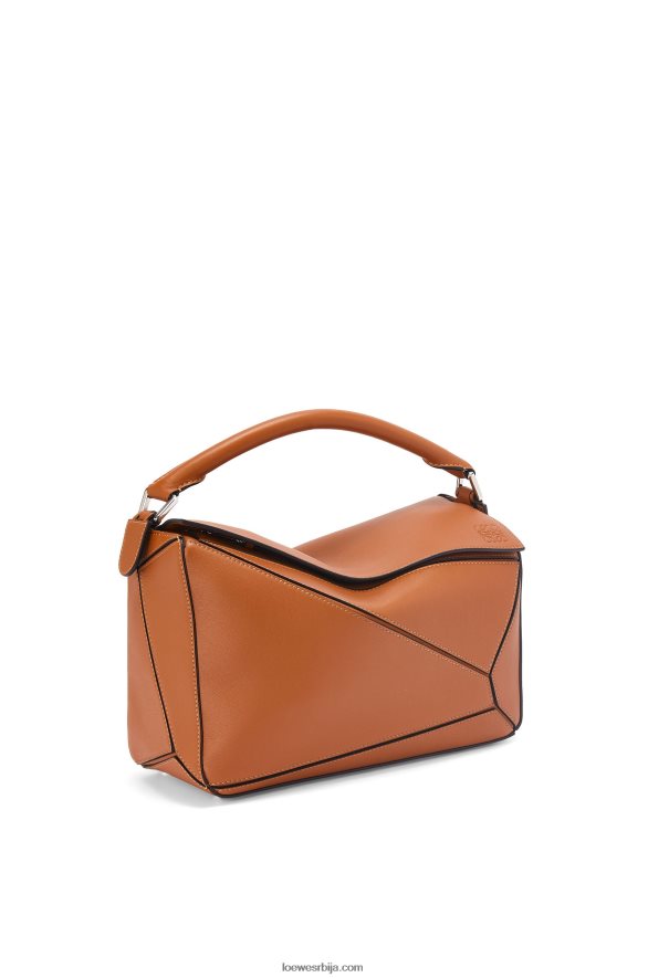 Loewe Жене пуззле торба од класичне телеће коже тан HJTY487