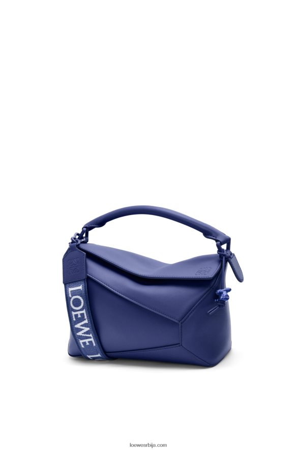 Loewe Жене мала торба за слагалице од сатенске телеће коже дубока љубичаста глазура HJTY531