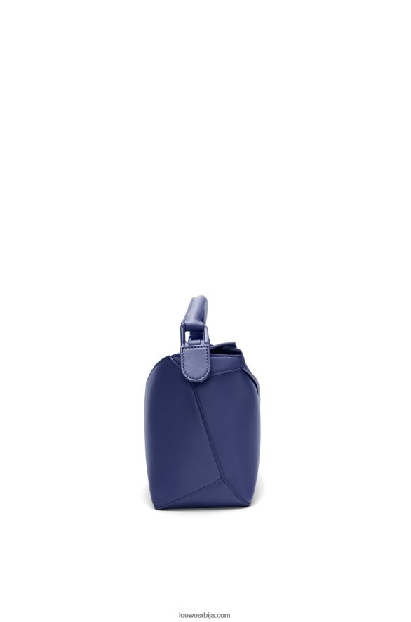 Loewe Жене мала торба за слагалице од сатенске телеће коже дубока љубичаста глазура HJTY531