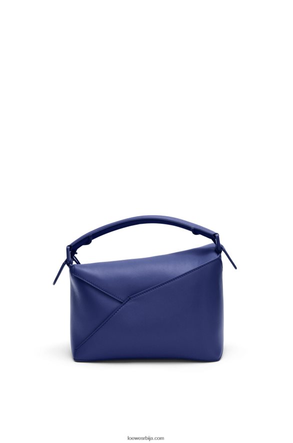 Loewe Жене мала торба за слагалице од сатенске телеће коже дубока љубичаста глазура HJTY531