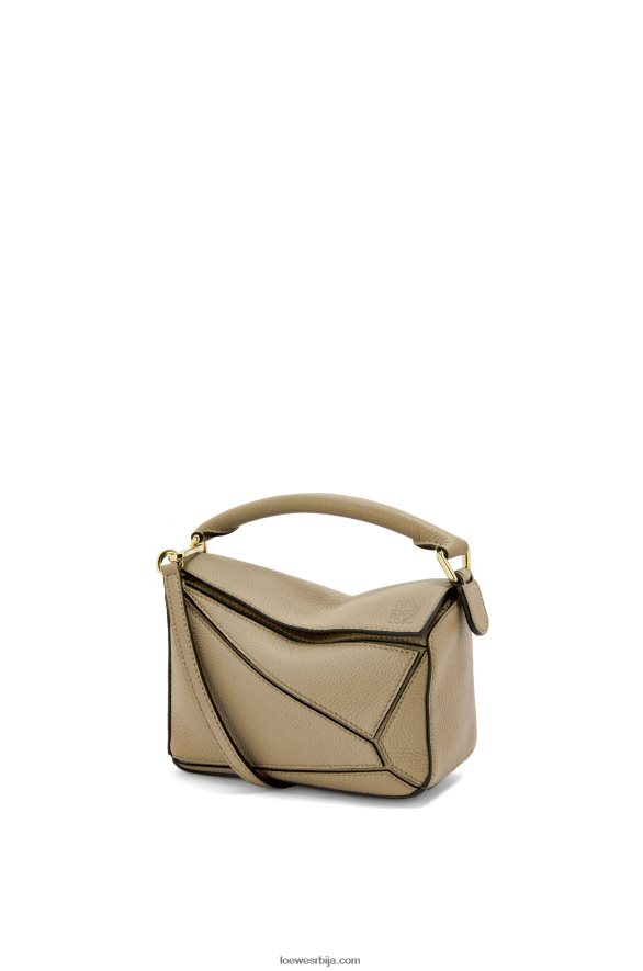 Loewe Жене мини пуззле торба од мекане телеће коже артичока зелена HJTY560
