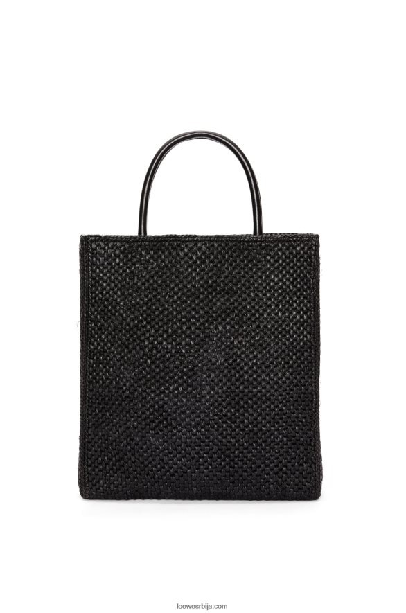 Loewe Жене стандардна а4 торба од рафије црно бели HJTY73
