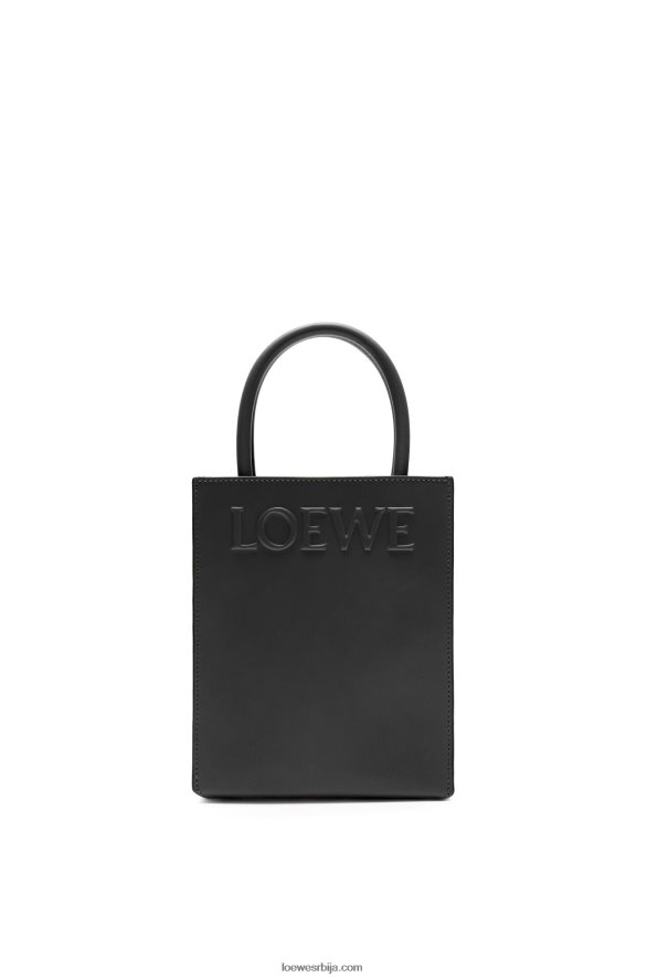 Loewe Жене стандардна а5 торба од углађене телеће коже црн HJTY118