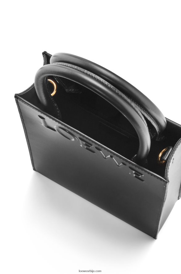 Loewe Жене стандардна а5 торба од углађене телеће коже црн HJTY118