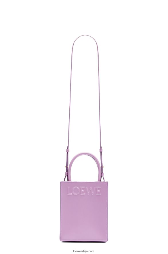 Loewe Жене стандардна а5 торба од углађене телеће коже гуимауве HJTY190