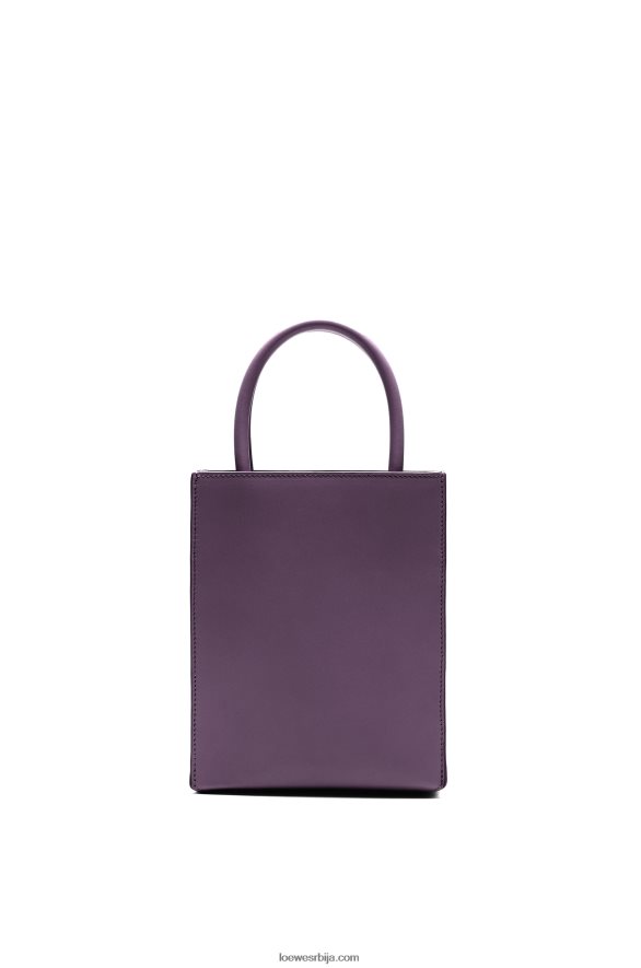 Loewe Жене стандардна а5 торба од углађене телеће коже дубоки патлиџан HJTY192