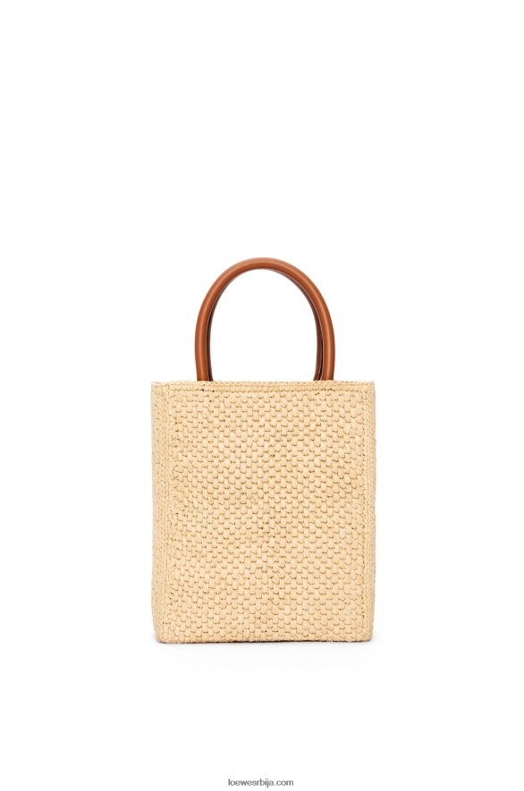 Loewe Жене стандардна а5 торба од рафије природно/црно HJTY74