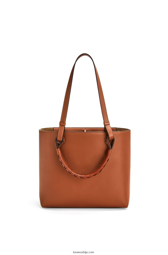 Loewe Жене мала анаграм торба од класичне телеће коже тан HJTY124