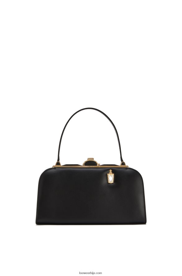 Loewe Жене фењер торба у кутији од телеће коже црн HJTY172