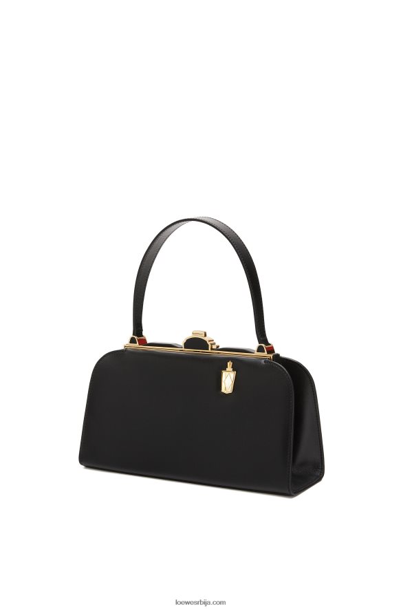 Loewe Жене фењер торба у кутији од телеће коже црн HJTY172