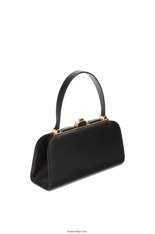 Loewe Жене фењер торба у кутији од телеће коже црн HJTY172