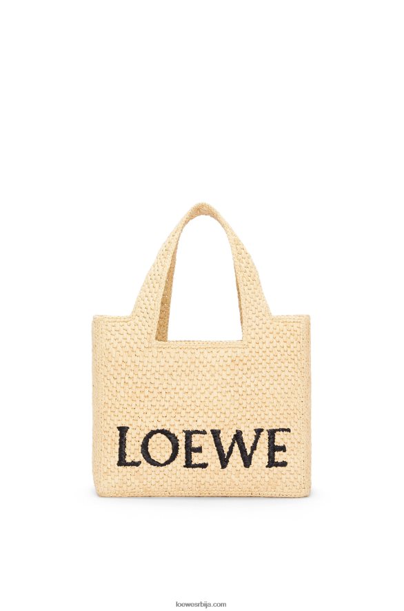Loewe Жене торба са малим фонтом од рафије природним HJTY33