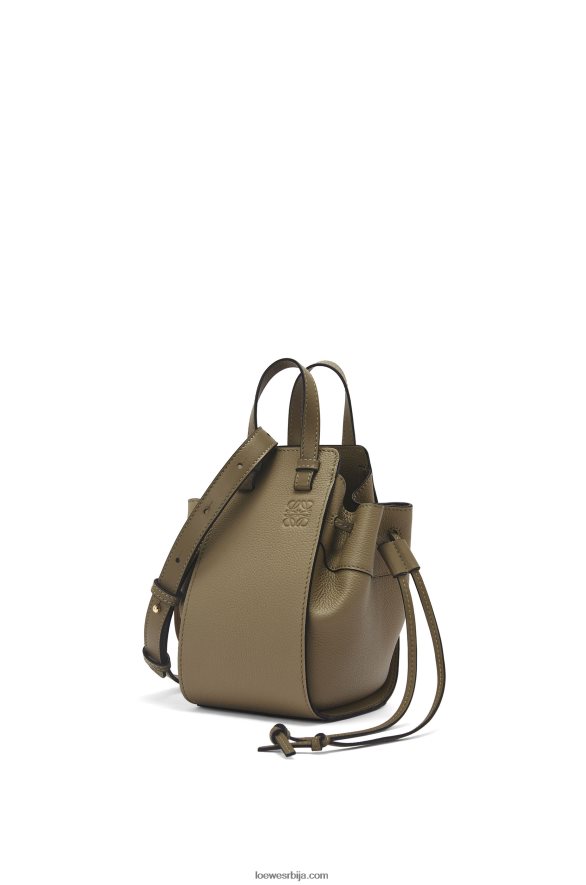 Loewe Жене мини канап за висећу мрежу од мекане телеће коже ловор зелено HJTY241