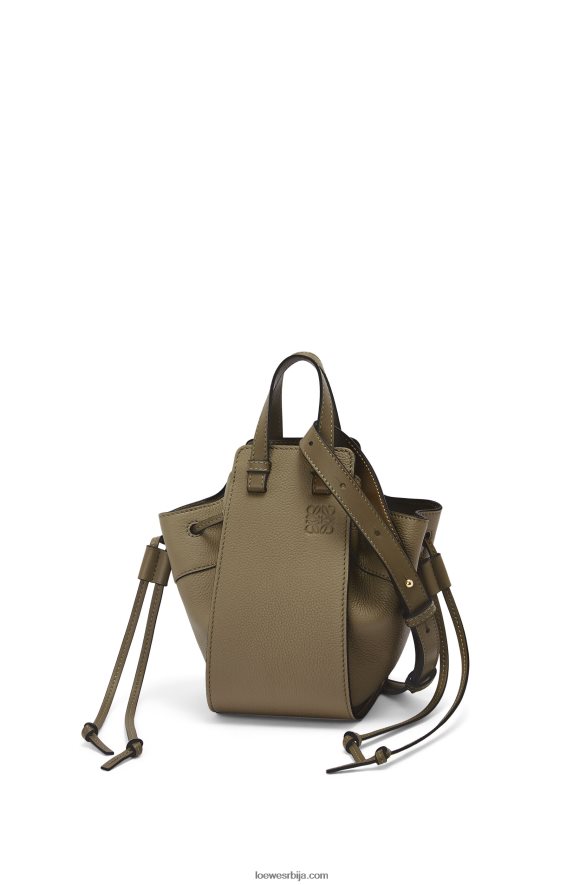 Loewe Жене мини канап за висећу мрежу од мекане телеће коже ловор зелено HJTY241