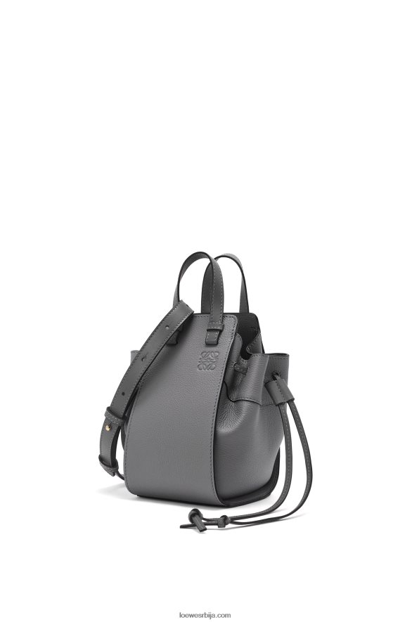 Loewe Жене мини канап за висећу мрежу од мекане телеће коже асфалт сива HJTY252