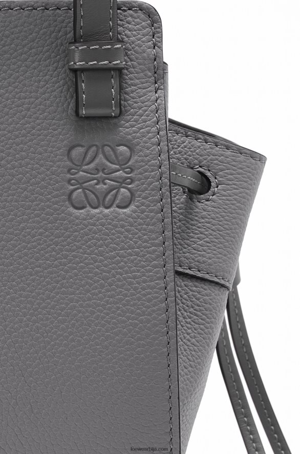 Loewe Жене мини канап за висећу мрежу од мекане телеће коже асфалт сива HJTY252