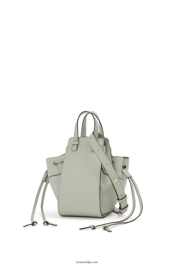 Loewe Жене мини канап за висећу мрежу од класичне телеће коже пепељасто сива HJTY290