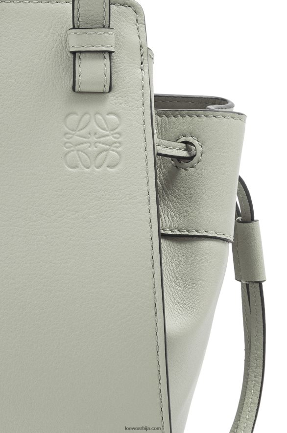 Loewe Жене мини канап за висећу мрежу од класичне телеће коже пепељасто сива HJTY290