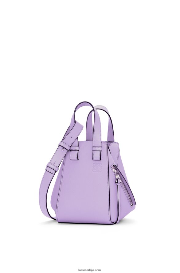 Loewe Жене компактна торба за висећу мрежу од мекане телеће коже светло љубичаста HJTY406