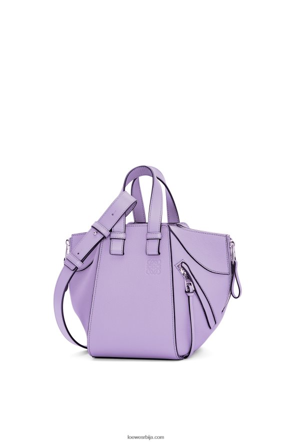 Loewe Жене компактна торба за висећу мрежу од мекане телеће коже светло љубичаста HJTY406
