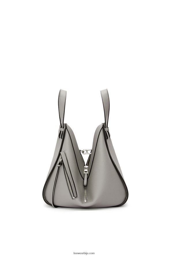 Loewe Жене мала торба за висећу мрежу од мекане телеће коже бисерно сива HJTY434