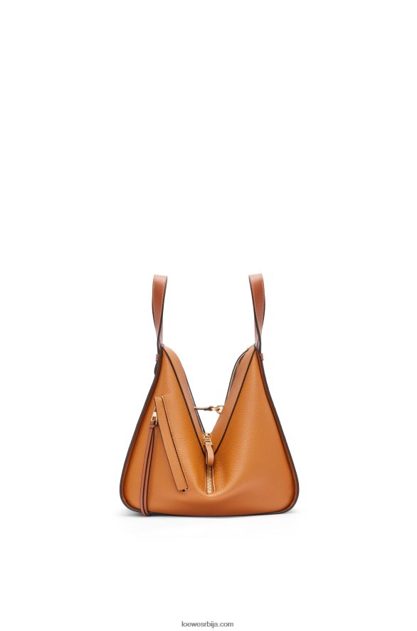 Loewe Жене мала торба за висећу мрежу од мекане телеће коже лагана карамела HJTY439