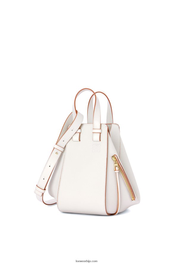 Loewe Жене мала торба за висећу мрежу од мекане телеће коже мека бела HJTY503