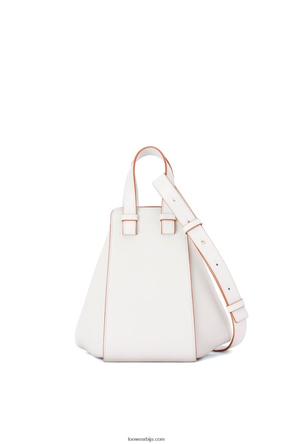 Loewe Жене мала торба за висећу мрежу од мекане телеће коже мека бела HJTY503