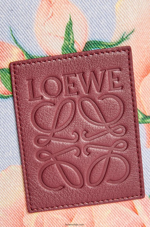 Loewe Жене дугуљаста торбица руже од тексаса плави јоргован HJTY584
