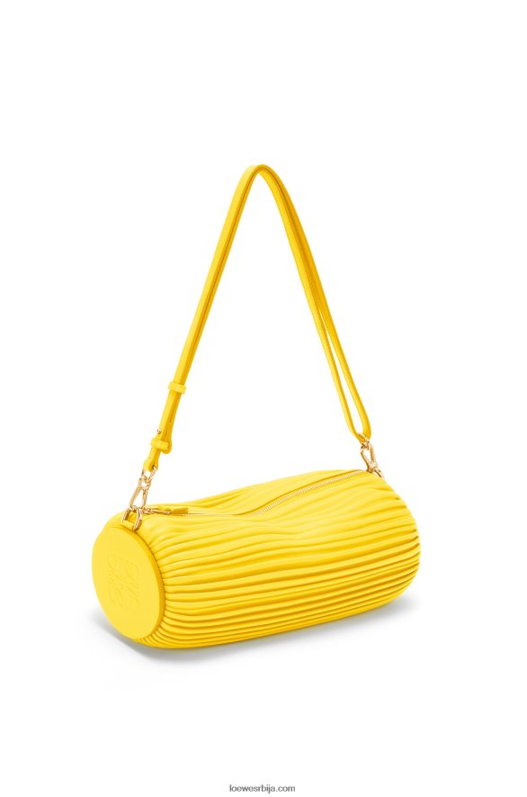 Loewe Жене торбица за наруквице од напа телеће коже лимун HJTY589